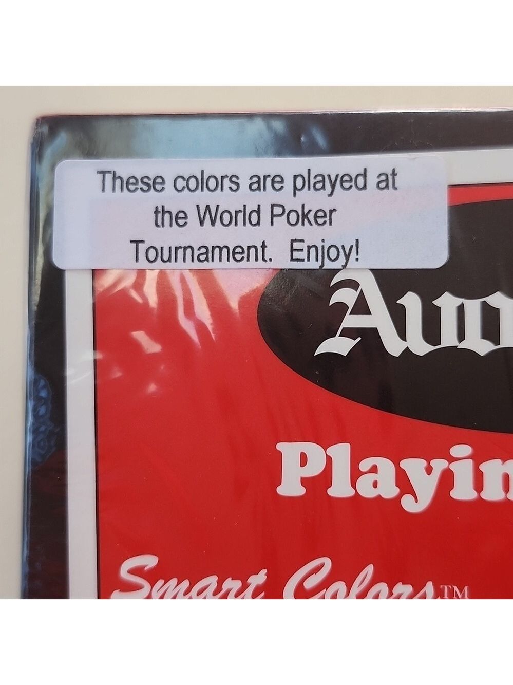 SOLD****Double Deck World Poker Cards Blue Red Bridge Size Smart Colors Avonmore - Picture 4 of 8